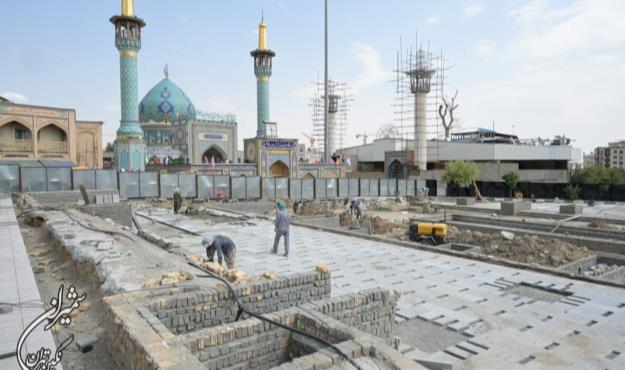 کارگاه عمرانی میدانگاه صالحیه (ع) وارد فاز دوم اجرا شد