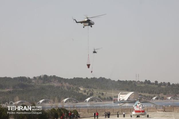 تمرین مشترک امداد هوایی کلانشهر تهران با سناریوی بحران زلزله