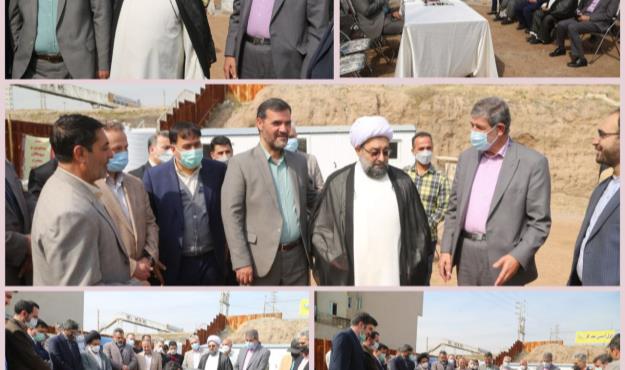 مراسم کلنگ زنی احداث ۱۲۸ واحد مسکونی در منطقه ۱۵