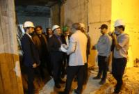 بازدید معاون سازمان بازرسی کل کشور از ایستگاه های باقی مانده خط ۷ مترو تهران