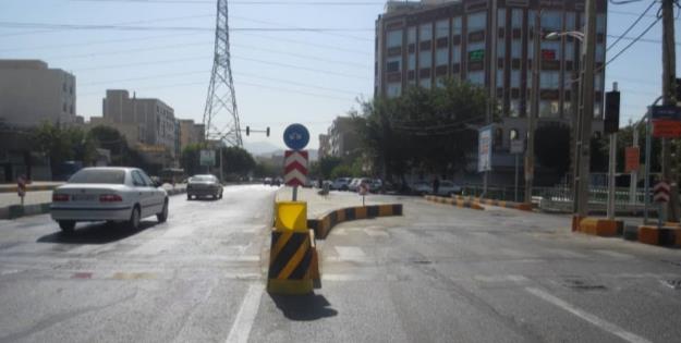 عملیات اصلاح هندسی در خیابان‌های پرتردد منطقه ۱۴