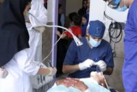 استقرار تیم جهادی با ارائه خدمات دندانپزشکی در دهکده توحید منطقه ۱۹