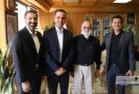 دیدار گروه داوری فوتبال ایران در جام جهانی با رئیس شورای اسلامی شهر تهران