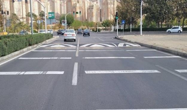 خط کشی ۲۱ کیلومتری معابر در قالب طرح راه خدمت