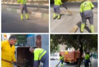 پاکسازی و نظافت بیش از ۲ میلیون مترمربع از معابر منطقه ۱۹ در یک هفته طرح خدمت