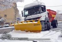 ۱۴ سایت برف روبی در شمال تهران آماده خدمات رسانی است