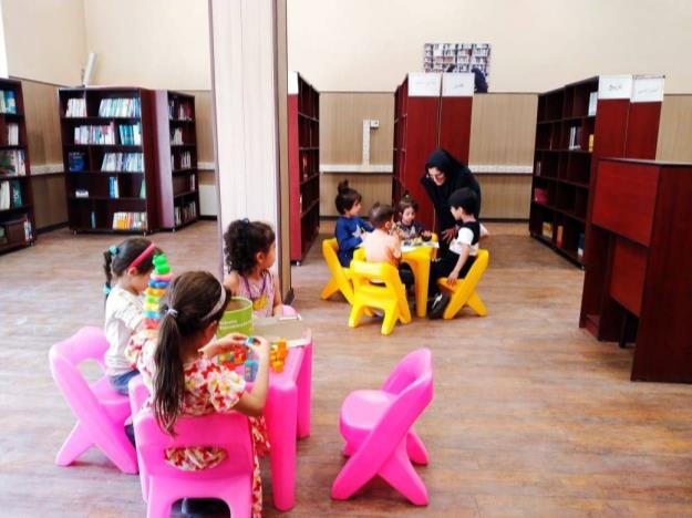 اجرای طرح كتابخانه كودک محور در مجموعه بوستان بانوان منطقه ۱۹