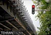 پل حافظ در تقاطع خیابان طالقانی در ایام نوروز جمع‌آوری می‌شود