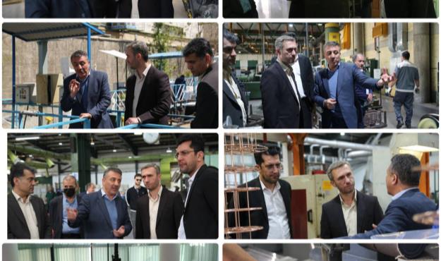 بازدید شهردار منطقه ۲۱ از بزرگترین مجتمع صنعتی تولید الکترود در ایران
