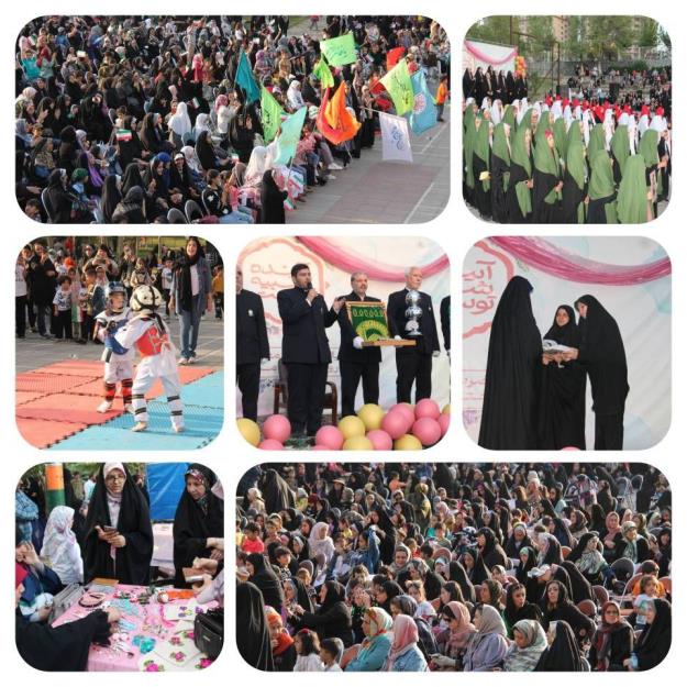 گردهمایی بزرگ دختران شهر در بوستان پلیس