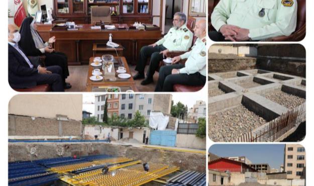 رفع موانع احداث کلانتری نظام آباد در جلسه با فرمانده نیروی انتظامی تهران