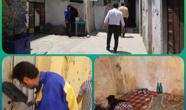 ناامن کردن محله شوش منطقه ۱۵ برای استعمال مواد مخدر