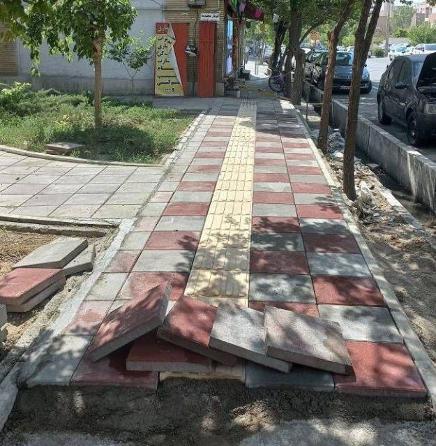 بهبود تردد افراد دارای معلولیت در معابر و بوستان های شمال شرق تهران