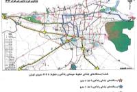 ايجاد ايستگاههای تبادلی بين خطوط حومه‌ای راه‌آهن و خطوط جديد شبكه مترو تهران