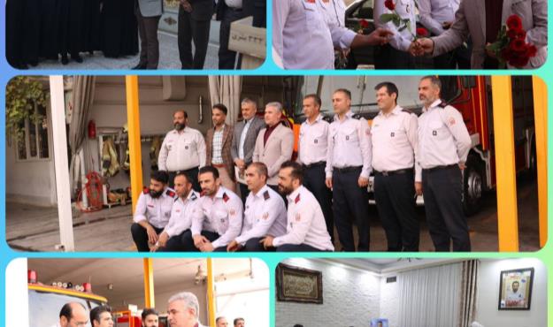 تقدیر شهردار منطقه ۱۵ از ایثارگری و فداکاری آتش نشانان به عنوان قهرمان شهر