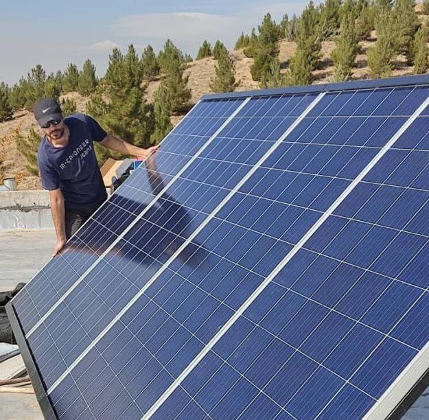 اجرای فاز دوم نیروگاه خورشیدی در بوستان جنگلی سرخه‌حصار