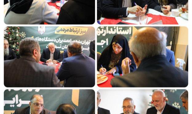 جامعه ارامنه منطقه ۸ میزبان استاندار تهران شدند