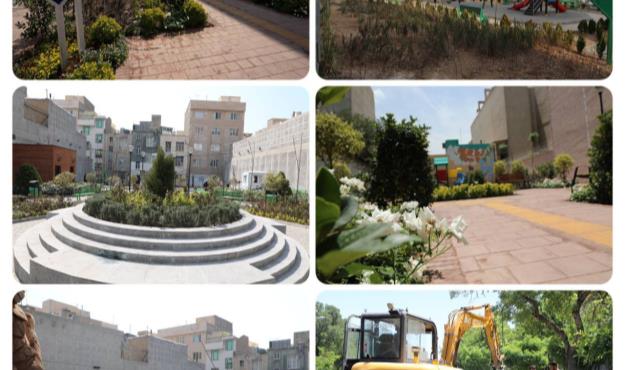 احداث چهار بوستان در منطقه ۸