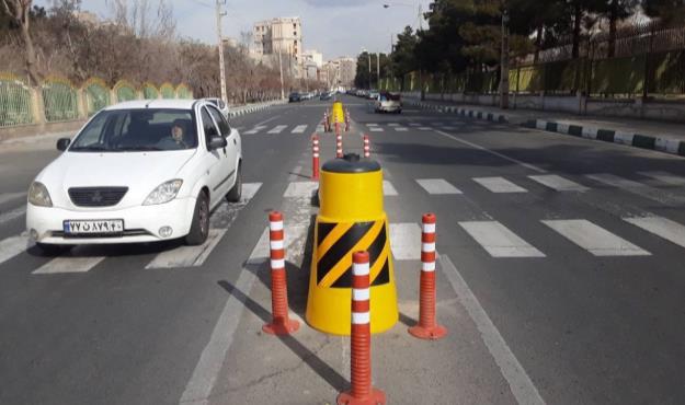ارتقای ایمنی و نگهداشت معابر نواحی منطقه ۱۹ با نصب بیش از ۱۰۰ عدد تجهیزات ترافیکی