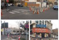 اجرای اصلاح هندسی در معابر منشعب از خیابان دماوند