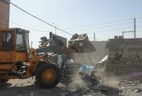 رفع خلاف ۵۳۲ مترمربع و جمع آوری ۶۸ مورد کرکره ساخت و سازهای غیرمجاز در منطقه ۱۹