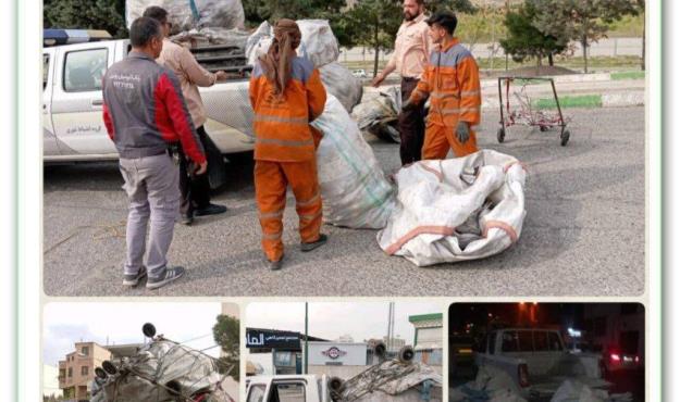 جمع آوری روزانه ۵هزار کیلو پسماند غیرمجاز در شمال شرق شهر/ مباررزه جدی با عوامل غیرمجاز پسماند در منطقه ۴ پایتخت