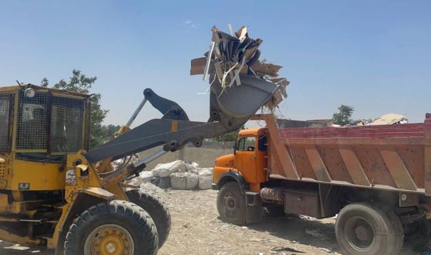 ۹۳ تن پسماند خشک از محل تفکیک غیرمجاز ناحیه ۴ منطقه ۱۹ جمع آوری شد