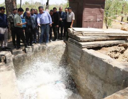 افتتاح خط لوله انتقال ۳۰۰۰ مترطول آب خام به بوستان جنگلی چیتگر