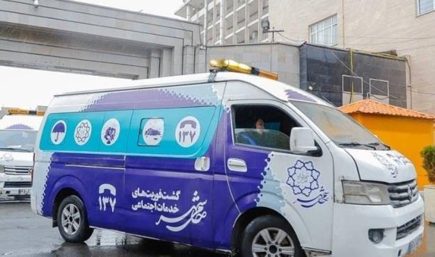 استمرار گشت‌های میدانی حامی شهر در محدوده منطقه ۶ تهران