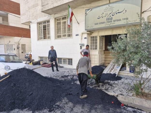 مناسب‌سازی معابر منتهی به مدارس در منطقه ۸