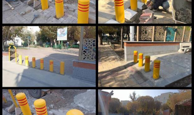 ساماندهی ترافیکی ورودی بوستان های منطقه۹