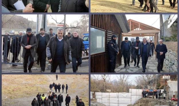 بازدید صبحگاهی مدیران شهری از فاز دوم پروژه احیاء و ساماندهی روددره فرحزاد