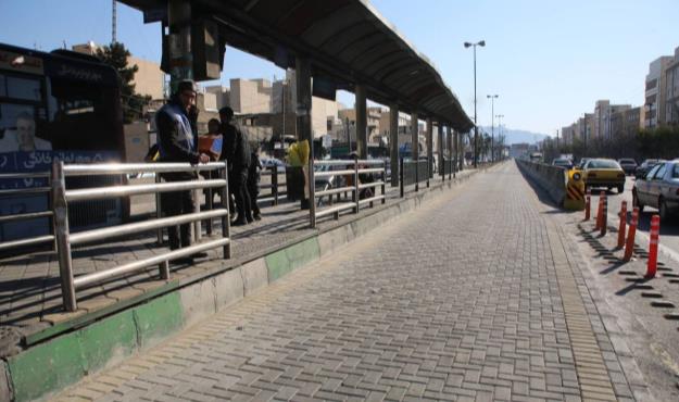 اتمام پروژه روسازی بتنی ایستگاه‌های BRT در منطقه ۱۵