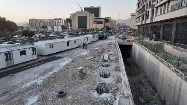 اتصال سازمان برنامه جنوبی به بزرگراه شهید باکری