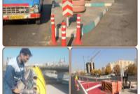 ایمن‌سازی شبکه معابر منطقه ۴ با اجرای بیش از ۱۸۰۰ تجهیز ترافیکی