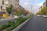 توسعه ۴۵۰۰ مترمربع رفیوژ سبز در خیابان‌های مدنی و شهید ثانی منطقه۸