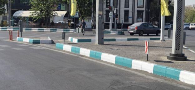 رنگ‌آمیزی ۲ هزار و ۵۰۰ مترمربع از عناصر شهری و ۷ هزار مترطول جداول در منطقه۸