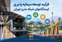 فرآیند توسعه سرمایه پذیری ایستگاه‌های شبکه مترو تهران