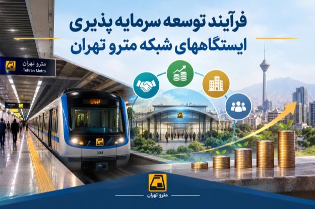 فرآیند توسعه سرمایه پذیری ایستگاه‌های شبکه مترو تهران