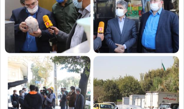 بازدید مدیرکل روابط عمومی و مشاور فرماندار تهران از میدان میوه و تره بار بهمن
