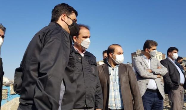 بازید از پروژه‌های مدیریت شبکه سیلاب شهر تهران