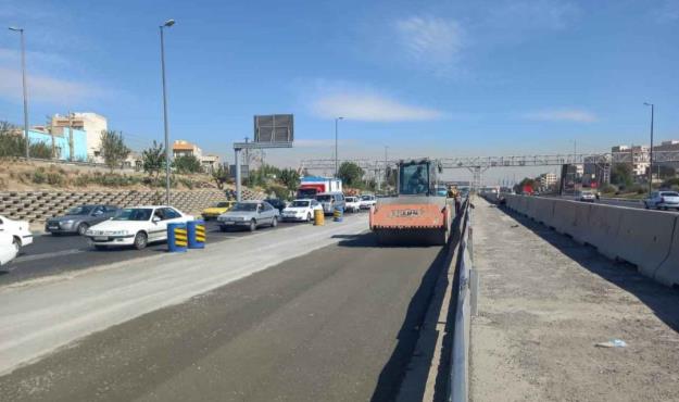 بهسازی اساسی بیش از ۲ کیلومتر از طول تندروهای بزرگراه آزادگان به اتمام رسید