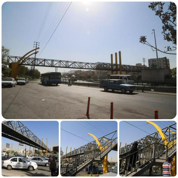 پیشرفت ۶۰ درصدی پل دوقلوی میدان ثامن الحجج(ع) منطقه ۱۵