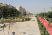 ادامه اقدامات اجرایی در فاز دوم پروژه احداث باغ راه حضرت فاطمه زهرا(س)