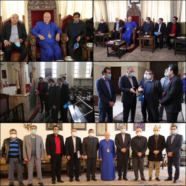 دیدار شهردار منطقه ۶ با اسقف اعظم خلیفه ارامنه تهران