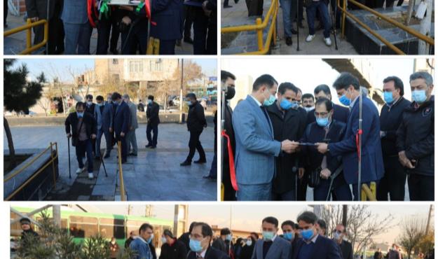 افتتاح اقدامات مناسب سازی ایستگاه متروی آزادگان در منطقه ۱۹