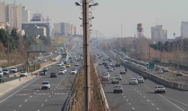 ساماندهی ترافیک بزرگراه ارتش با احداث دو پل دوربرگردان